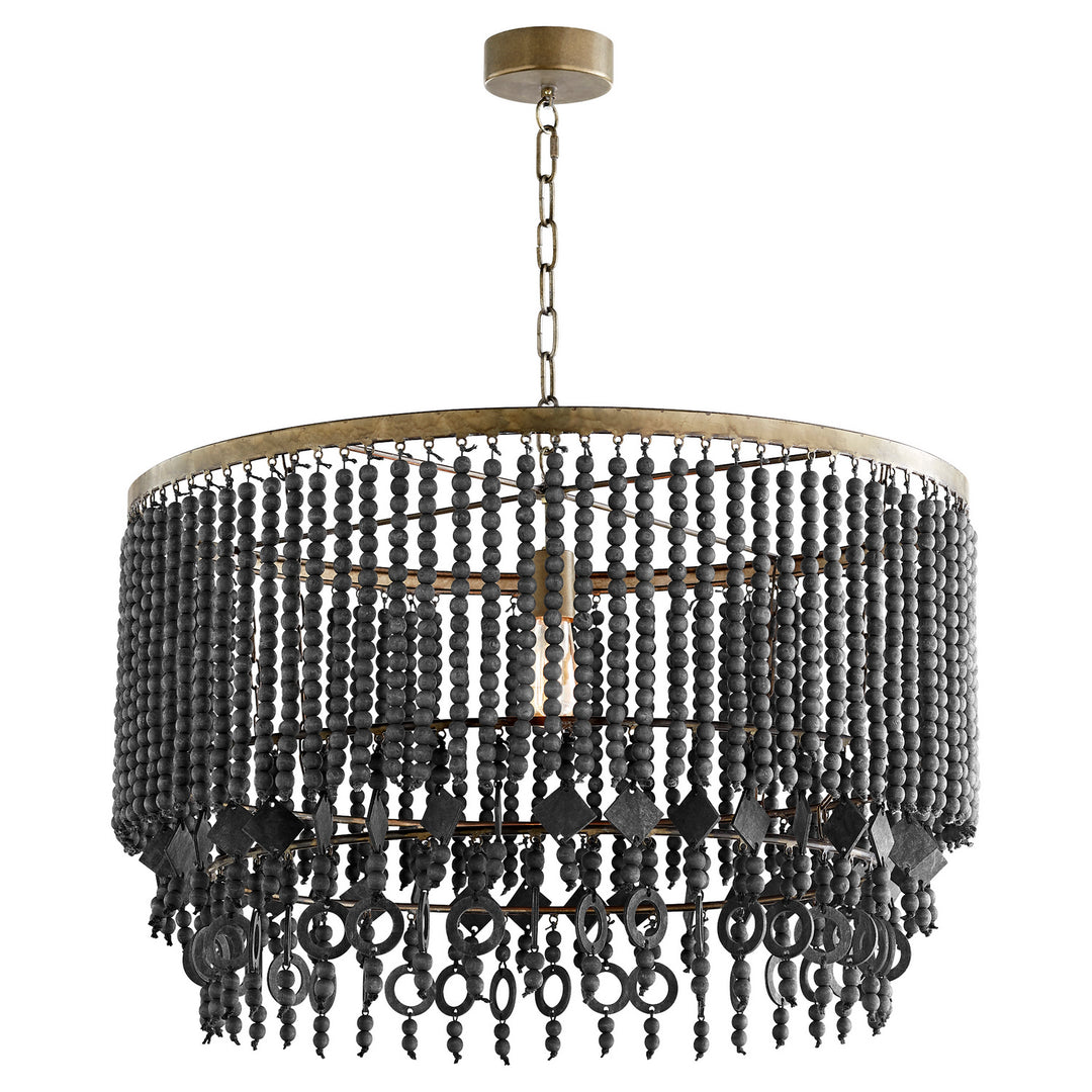 Cyan Design  11248 Chandelier Light - Tinted Raw Iron