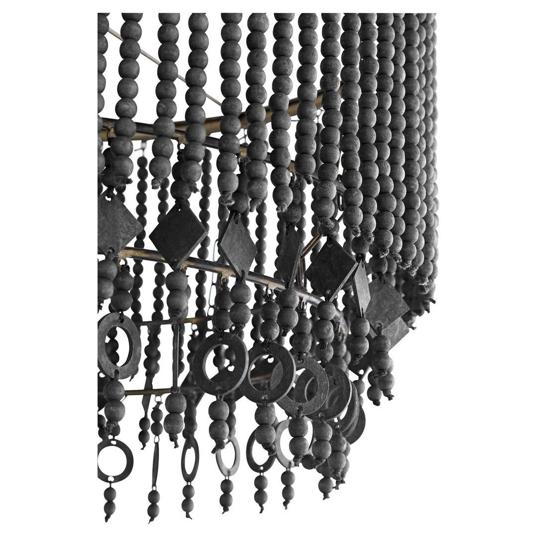 Cyan Design  11248 Chandelier Light - Tinted Raw Iron