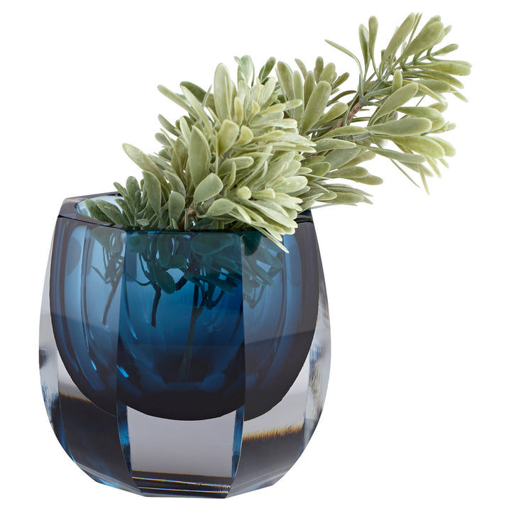 Cyan 11253 Vases & Planters - Blue/Clear