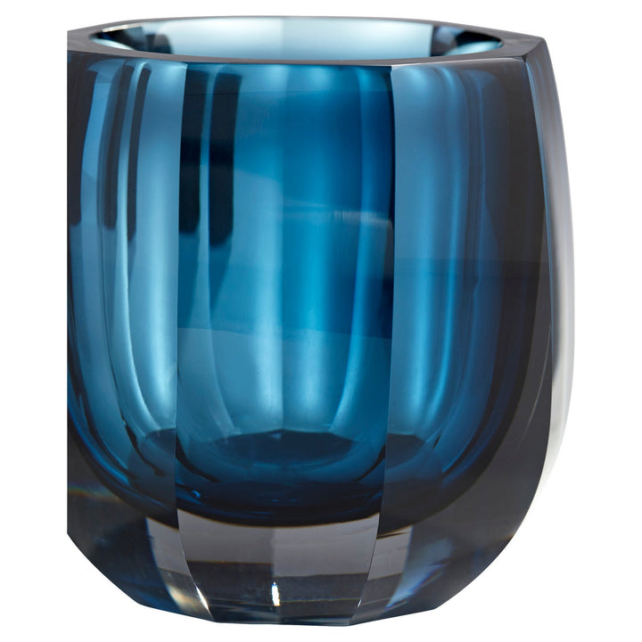 Cyan 11254 Vases & Planters - Blue/Clear