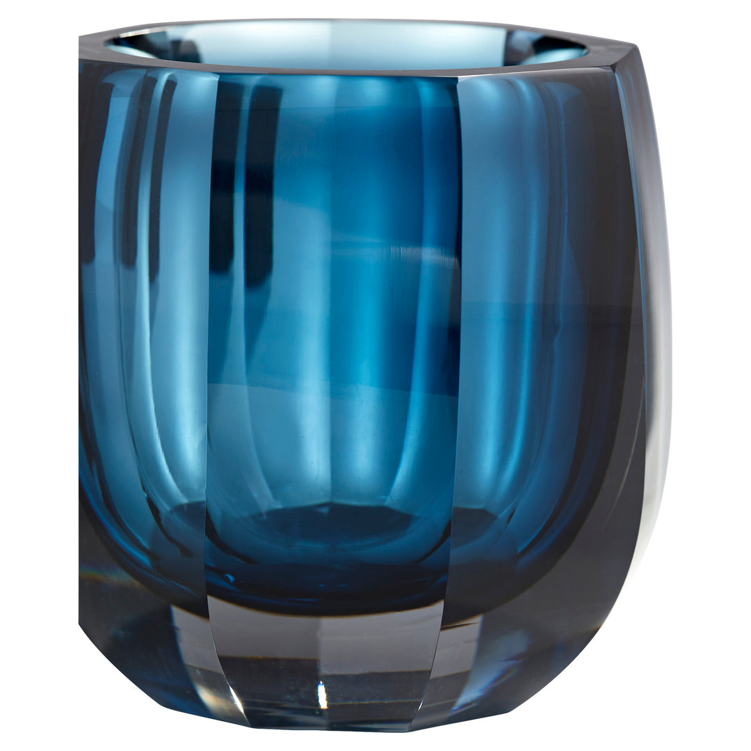 Cyan 11254 Vases & Planters - Blue/Clear
