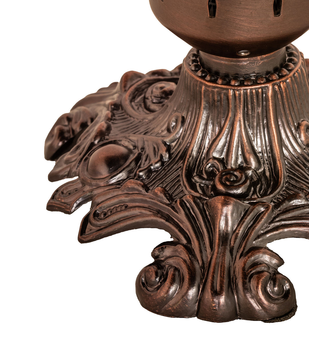 Meyda Tiffany Lighting 10221 Amber Mini Lamp Lamp Bronze / Dark
