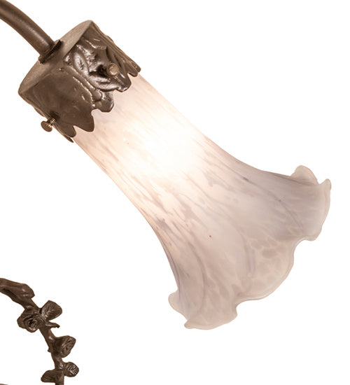 Meyda Tiffany Lighting 142212 Gray Two Light Table Lamp Lamp Bronze / Dark