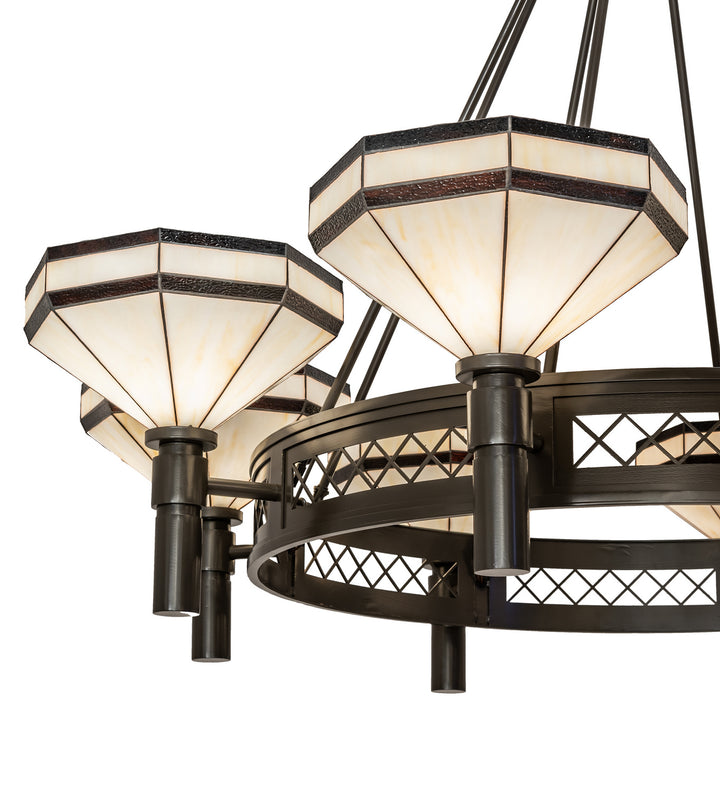 Meyda Tiffany Topridge 245369 Chandelier Light - Timeless Bronze