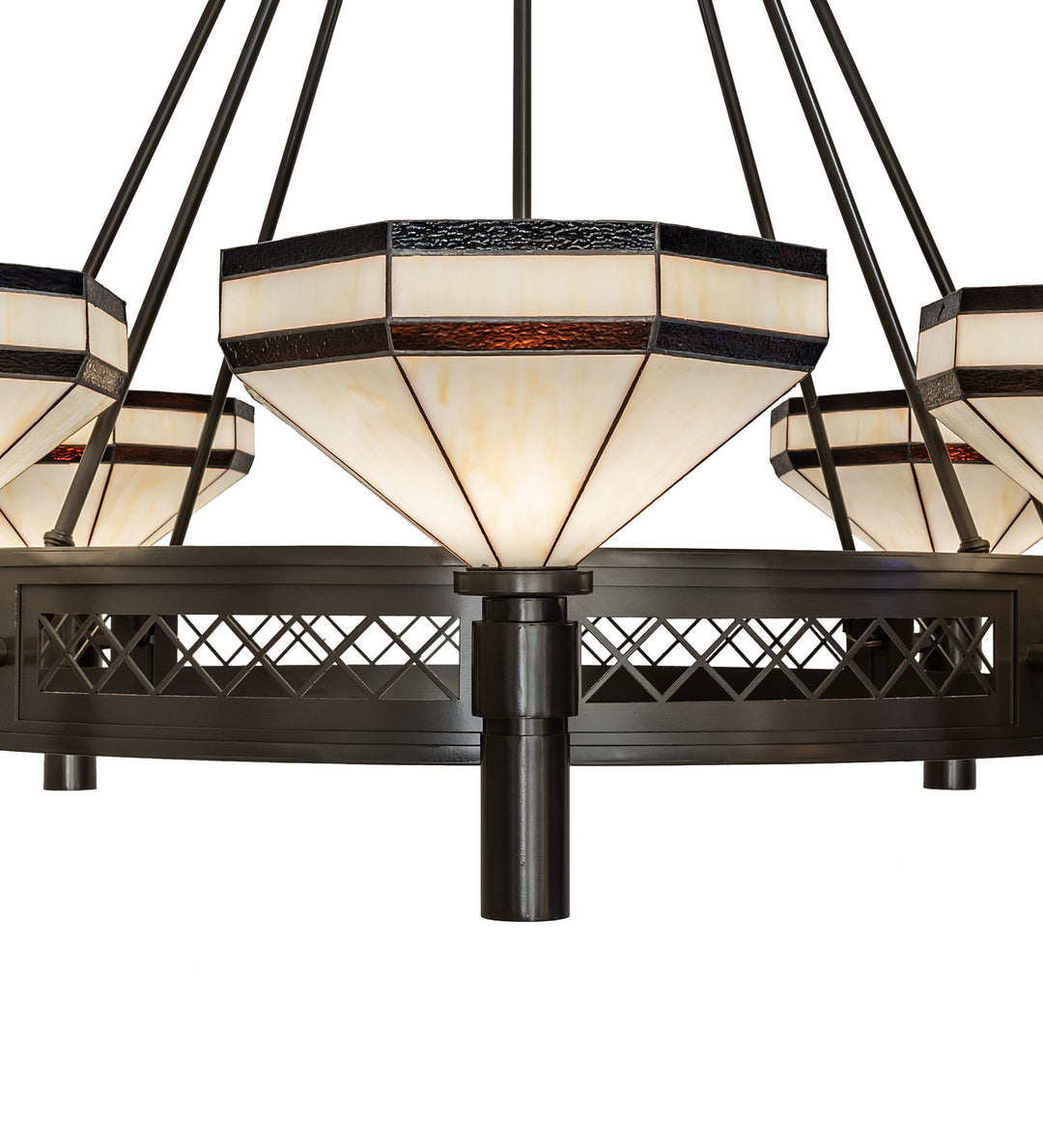 Meyda Tiffany Topridge 245369 Chandelier Light - Timeless Bronze