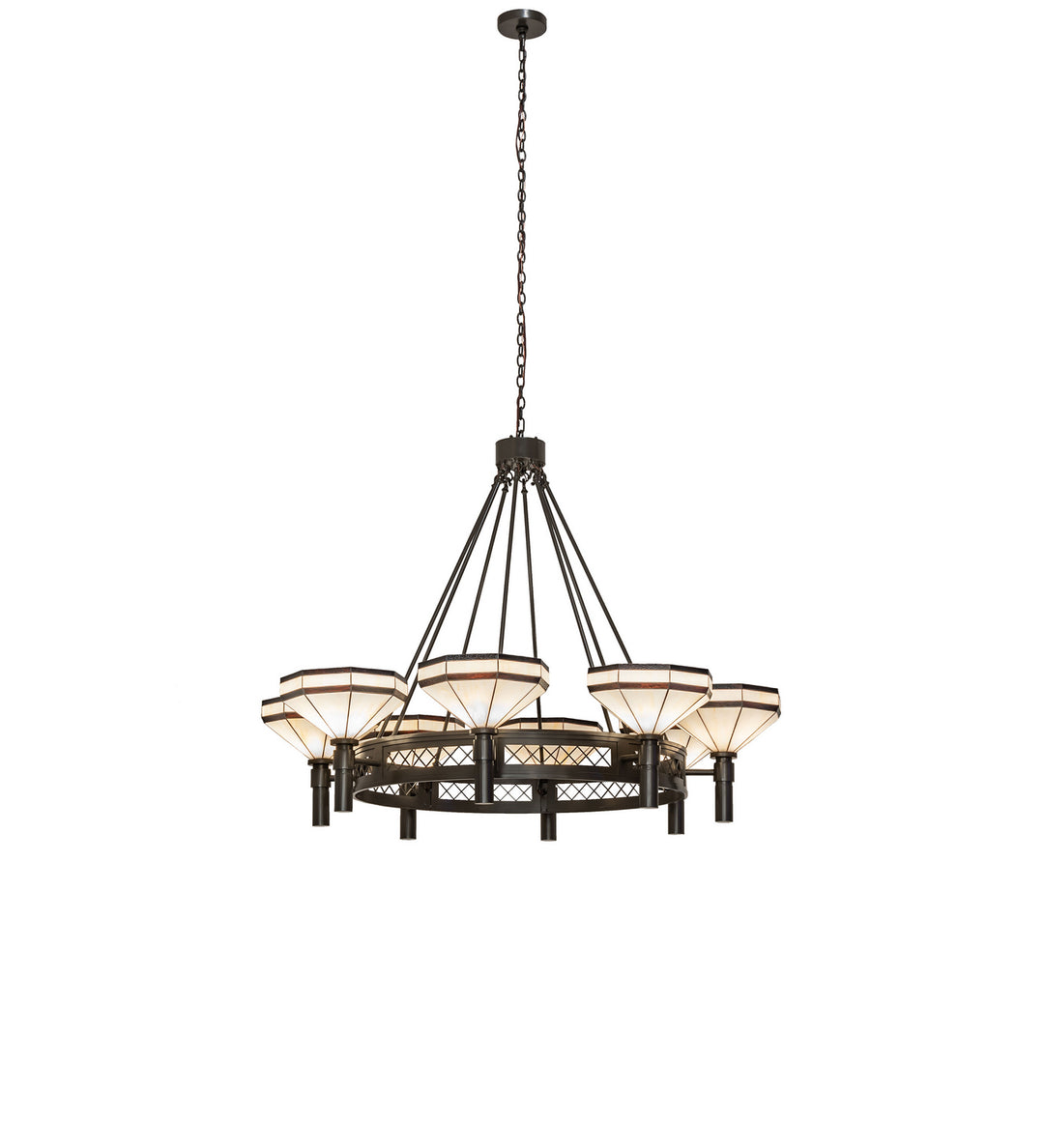 Meyda Tiffany Topridge 245369 Chandelier Light - Timeless Bronze
