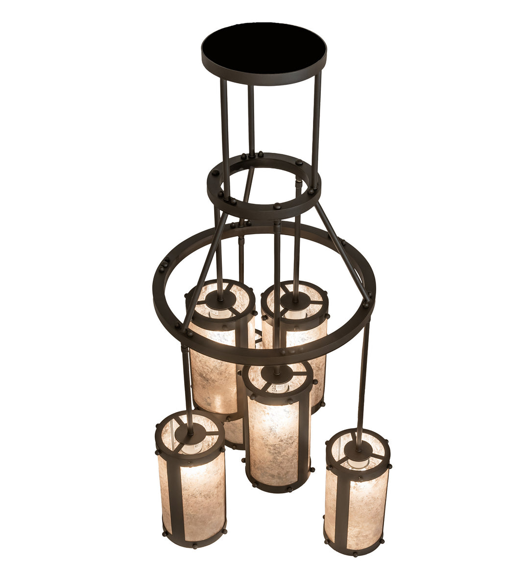 Meyda Tiffany Cartier 248345 Chandelier Light - Oil Rubbed Bronze