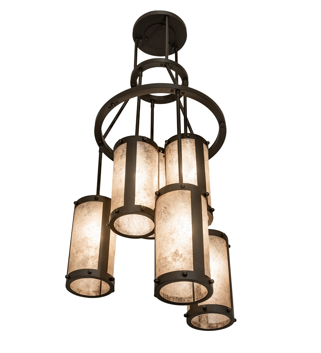 Meyda Tiffany Cartier 248345 Chandelier Light - Oil Rubbed Bronze