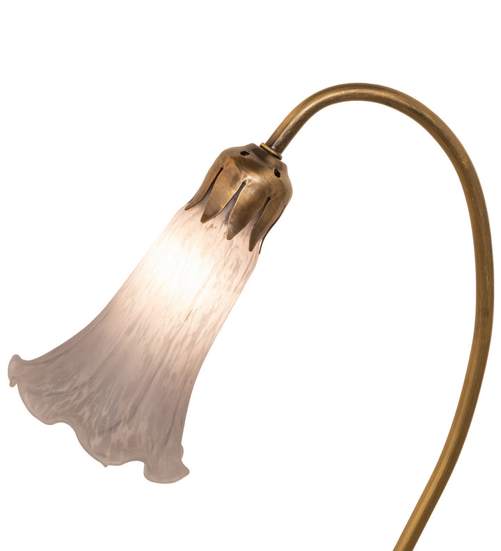 Meyda Tiffany Lighting 251565 Gray One Light Mini Lamp Lamp Copper/Antique/Verde
