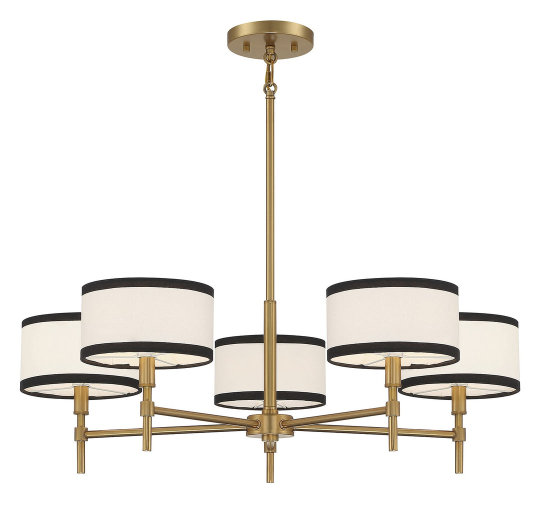 Meridian M10011NB Chandelier Light - Natural Brass