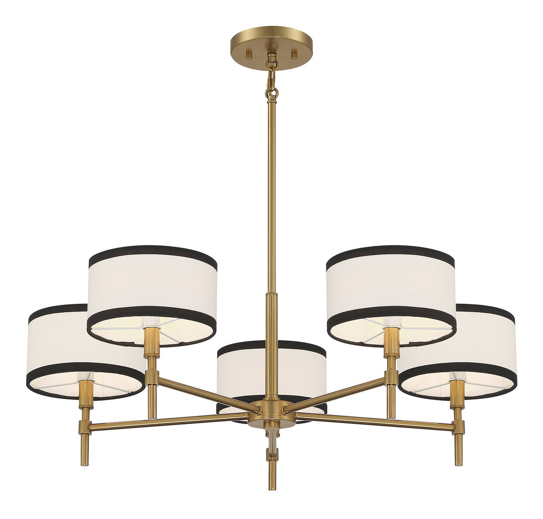 Meridian M10011NB Chandelier Light - Natural Brass
