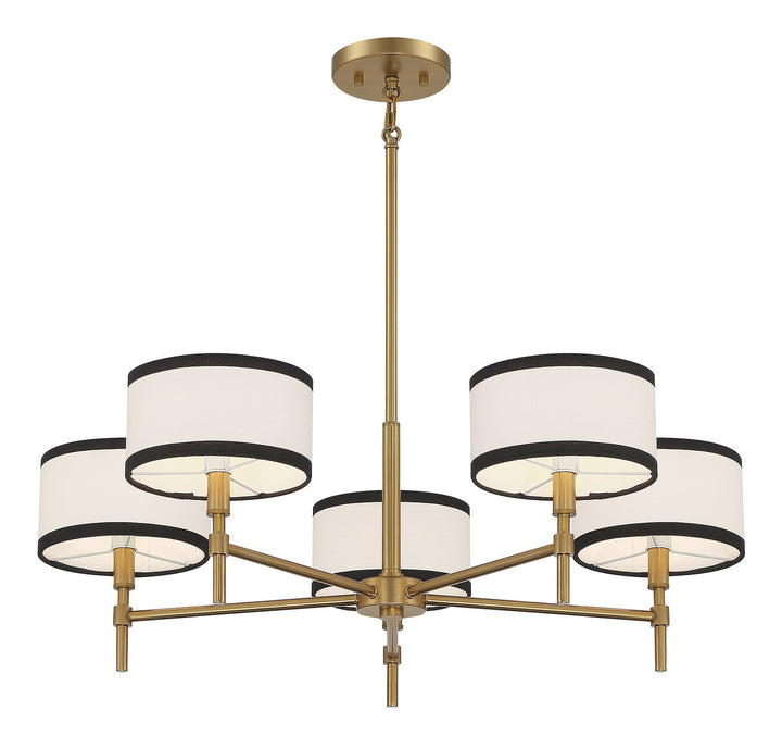 Meridian M10011NB Chandelier Light - Natural Brass