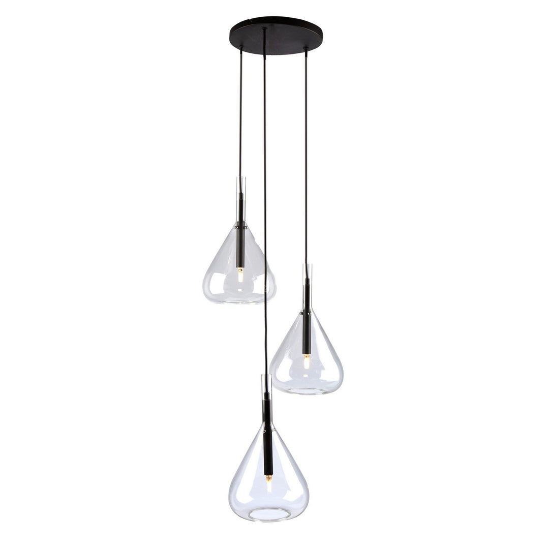 Artcraft Conic AC11163BK Pendant Light - Black