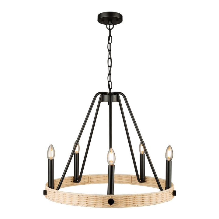 Artcraft Perris AC11715BK Chandelier Light - Black