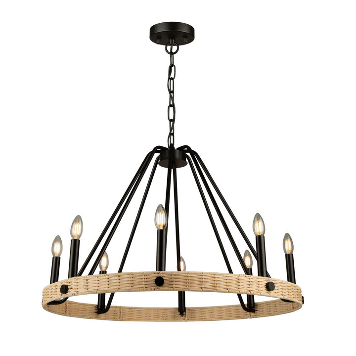 Artcraft Perris AC11718BK Chandelier Light - Black