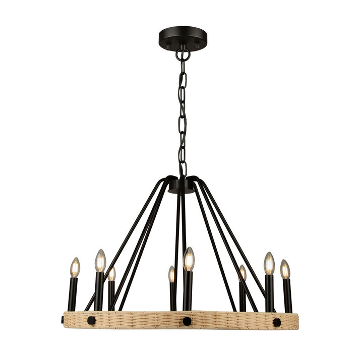 Artcraft Perris AC11718BK Chandelier Light - Black