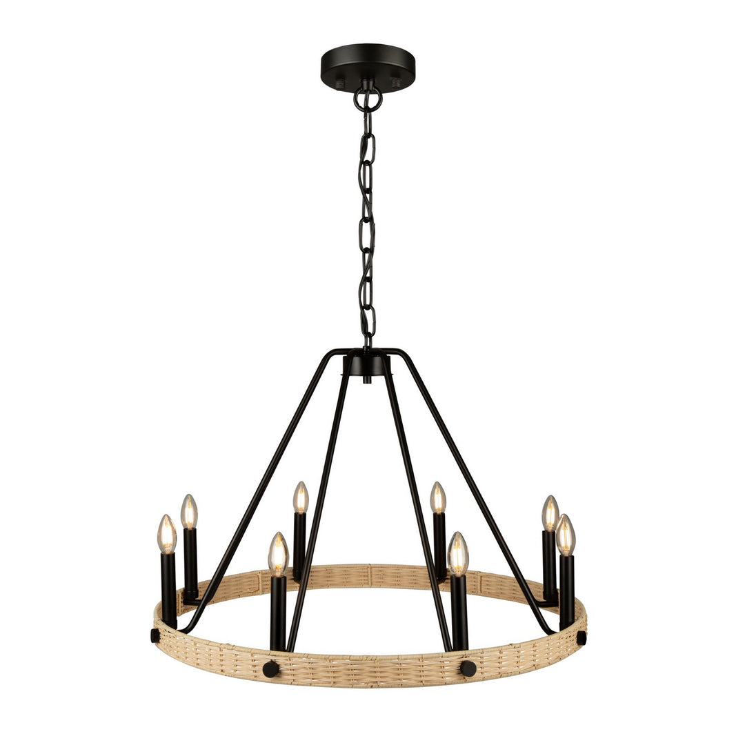 Artcraft Perris AC11718BK Chandelier Light - Black