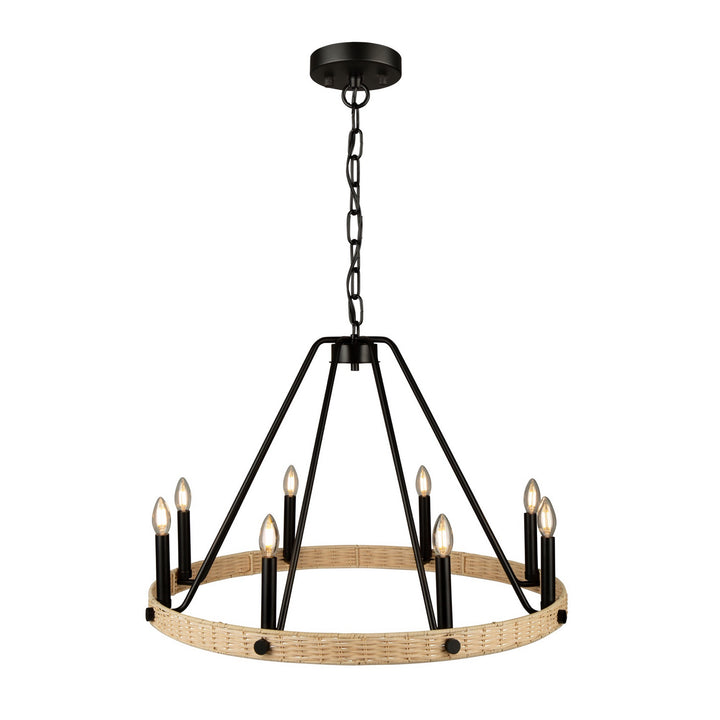 Artcraft Perris AC11718BK Chandelier Light - Black