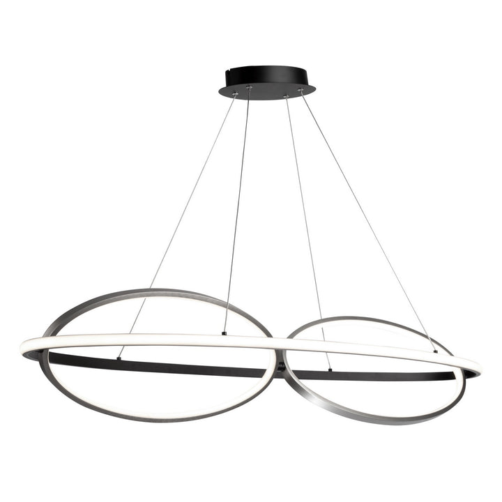 Artcraft Gemini AC6670NB Pendant Light - Black,  Nickel