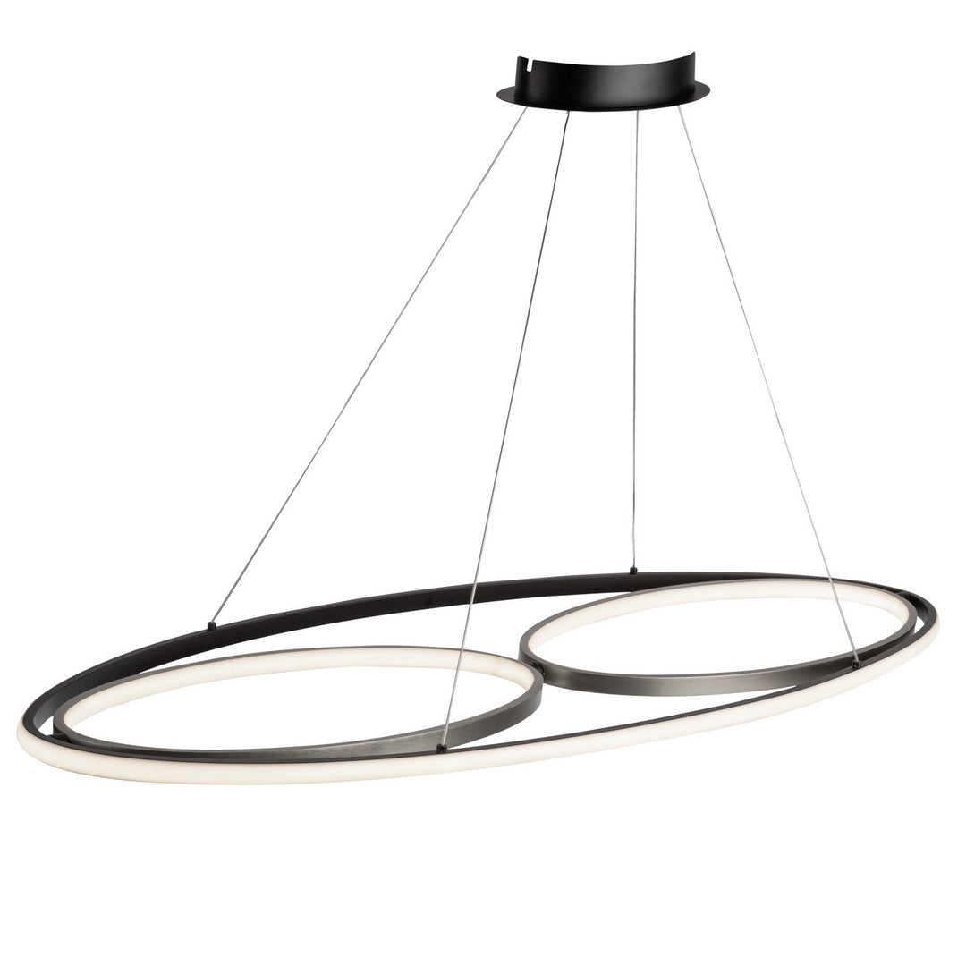 Artcraft Gemini AC6670NB Pendant Light - Black,  Nickel