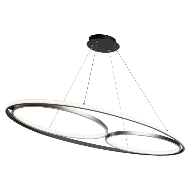 Artcraft Gemini AC6670NB Pendant Light - Black,  Nickel