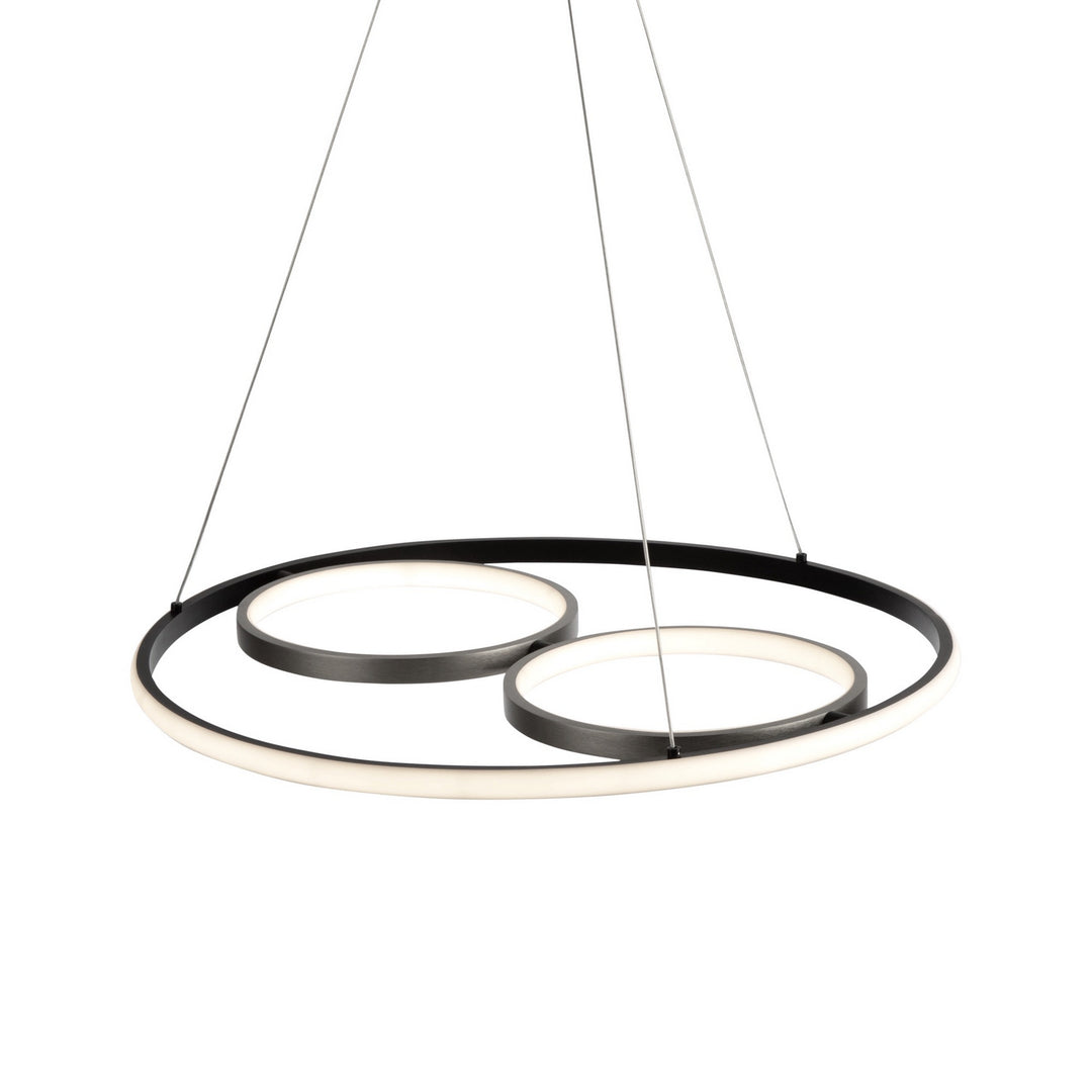 Artcraft Gemini AC6671NB Pendant Light - Black,  Nickel