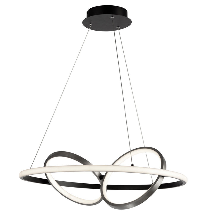 Artcraft Gemini AC6671NB Pendant Light - Black,  Nickel