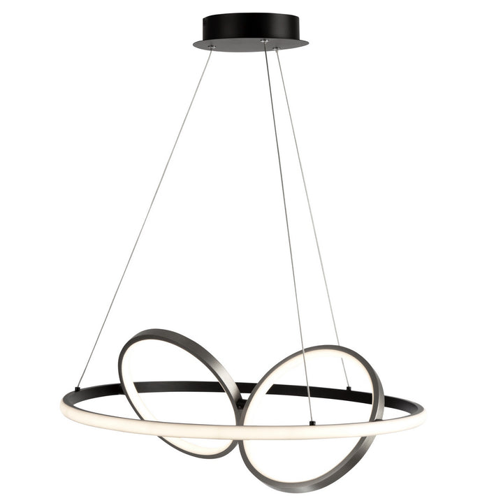 Artcraft Gemini AC6671NB Pendant Light - Black,  Nickel