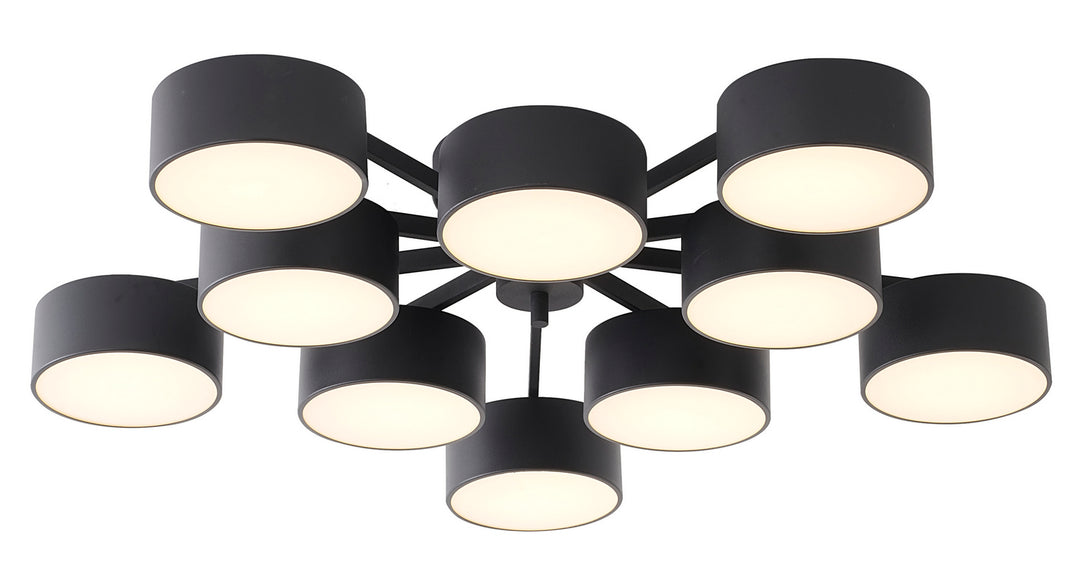 Bethel International BE12C38B Chandelier Light - Black