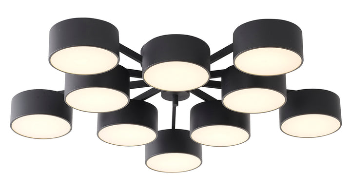 Bethel International BE12C38B Chandelier Light - Black