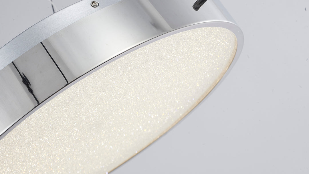 Bethel International FT102FM12CH Ceiling Light - Chrome