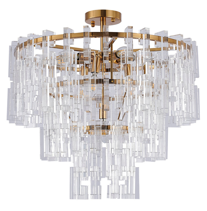 Bethel International LX54 Chandelier Light - Antique Bronze