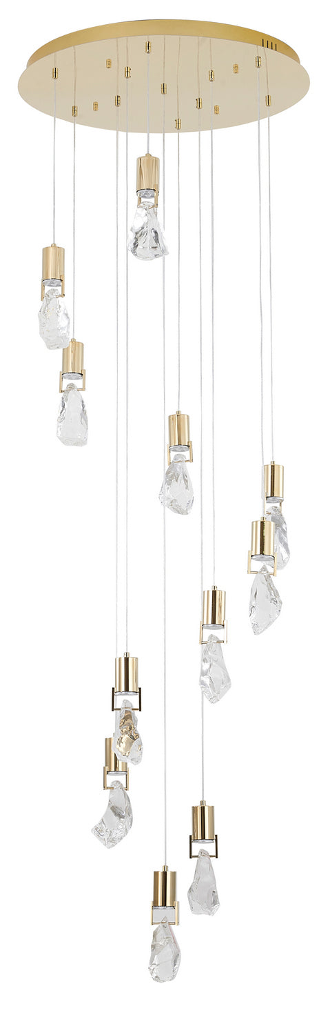 Bethel International MAT07C26G Chandelier Light - Brushed Gold
