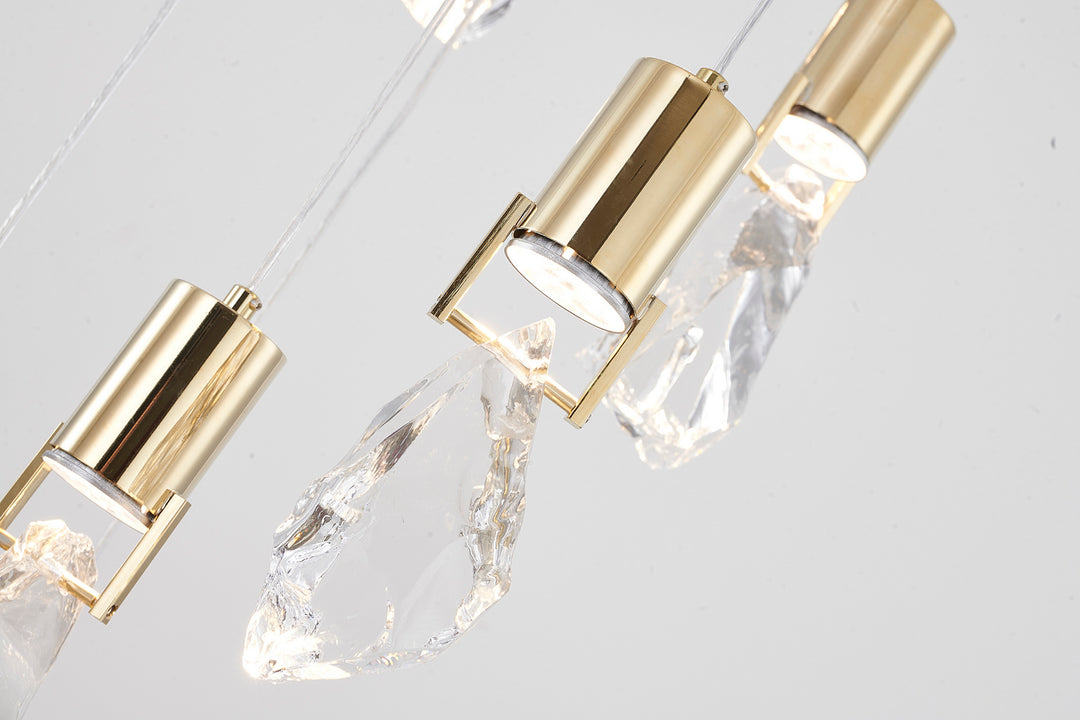 Bethel International MAT07C26G Chandelier Light - Brushed Gold