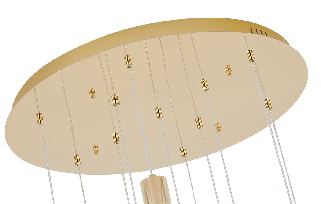 Bethel International MAT07C26G Chandelier Light - Brushed Gold