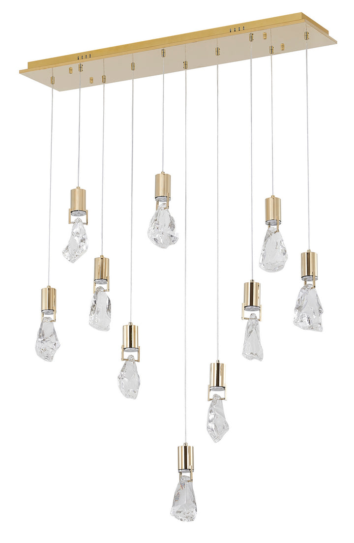 Bethel International MAT09C40G Pendant Light - Brushed Gold