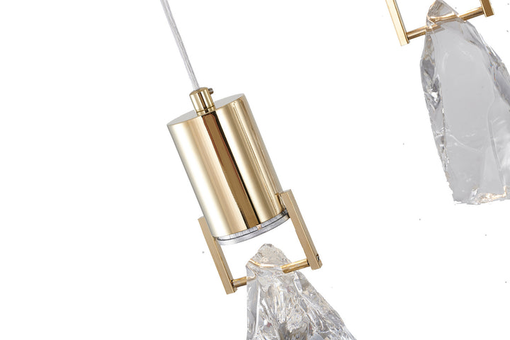Bethel International MAT09C40G Pendant Light - Brushed Gold