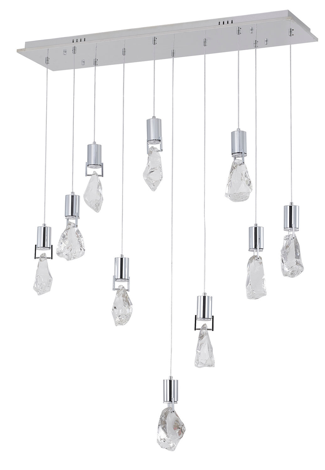 Bethel International MAT09C40CH Pendant Light - Chrome
