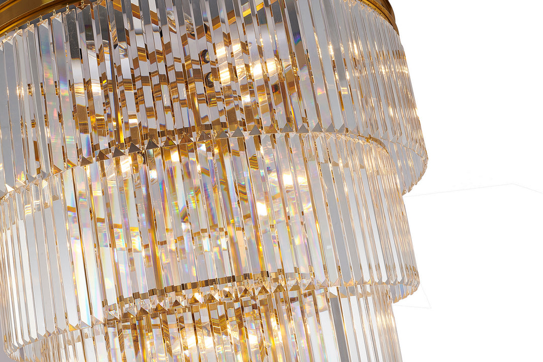 Bethel International RD14C72BR Chandelier Light - Brass