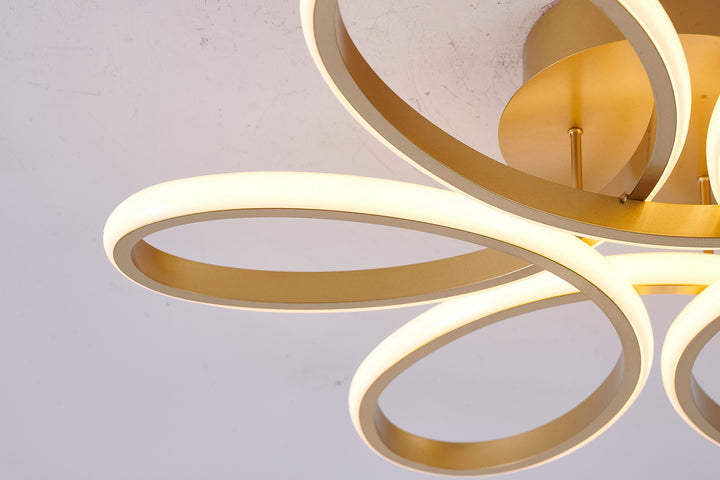 Bethel International OC11F22BR Ceiling Light - Brass