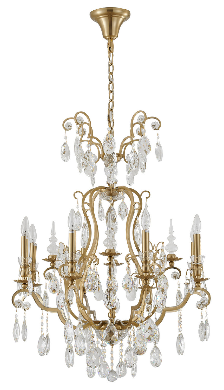 Bethel International BET65XL-AB Chandelier Light - Antique Brass