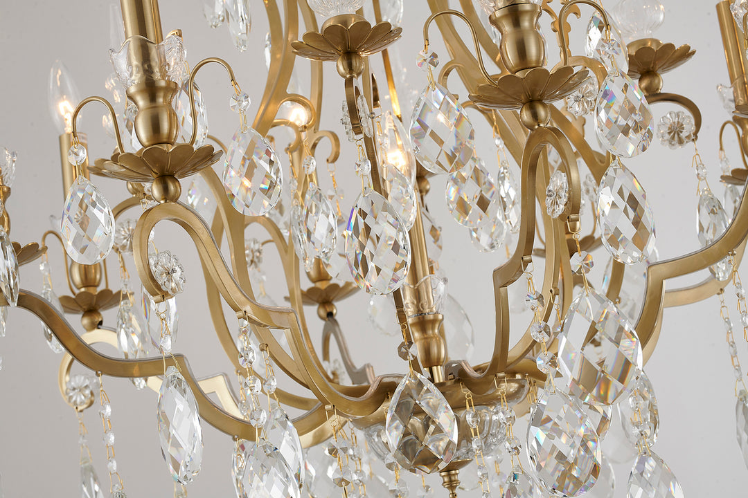 Bethel International BET65XL-AB Chandelier Light - Antique Brass