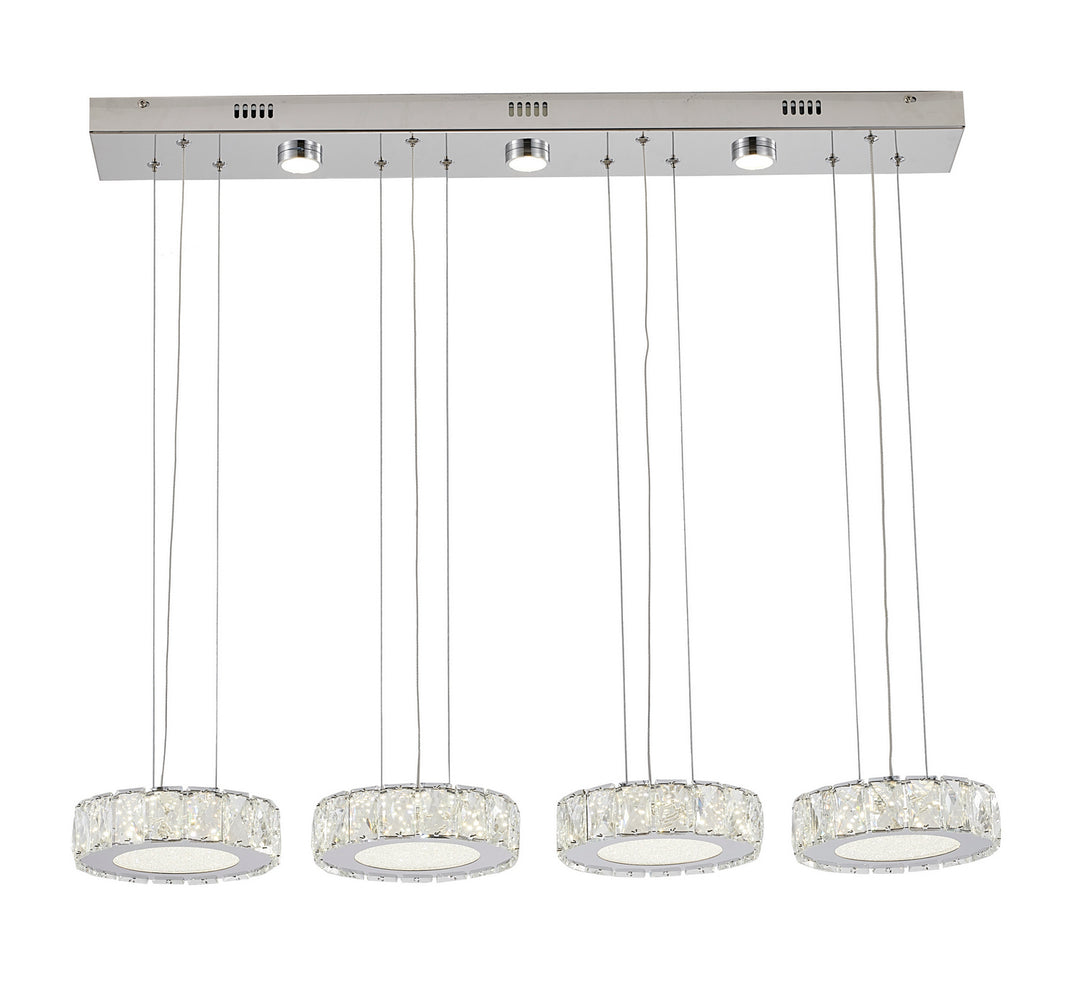 Bethel International FT15-4 Pendant Light - Chrome