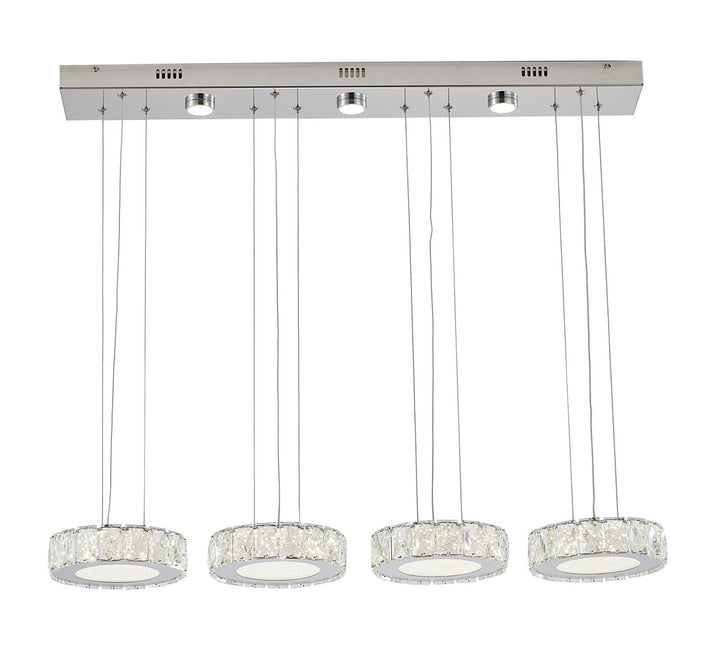 Bethel International FT15-4 Pendant Light - Chrome