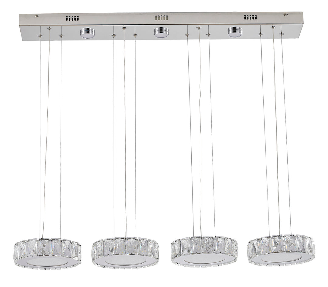 Bethel International FT15-4 Pendant Light - Chrome