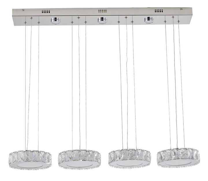 Bethel International FT15-4 Pendant Light - Chrome