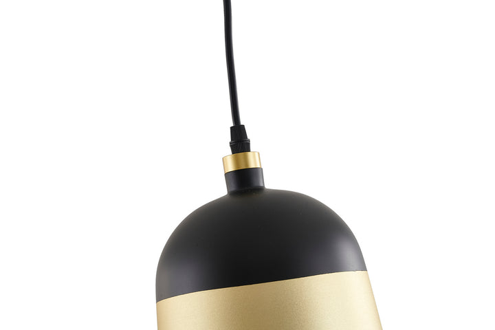 Bethel International SR08BG Pendant Light - Black & Gold