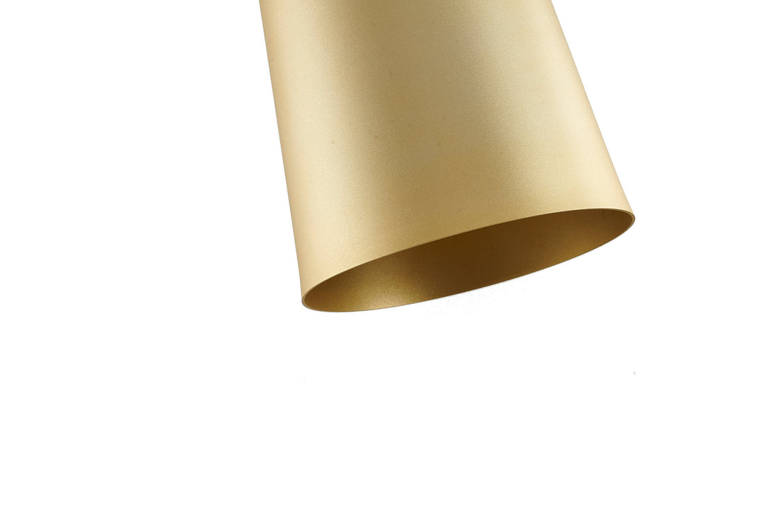 Bethel International SR08BG Pendant Light - Black & Gold
