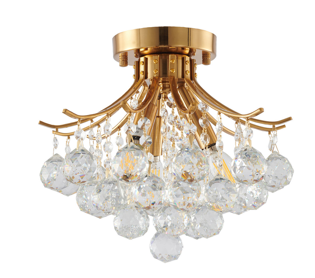Bethel International BET01FM12BR Ceiling Light - Stain Brass