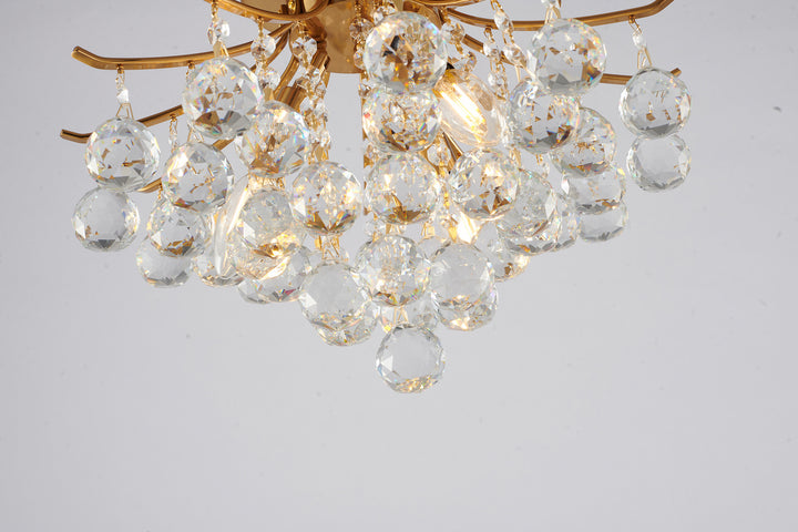 Bethel International BET01FM12BR Ceiling Light - Stain Brass